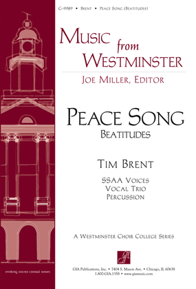 Book cover for Peace Song - SSAA edition