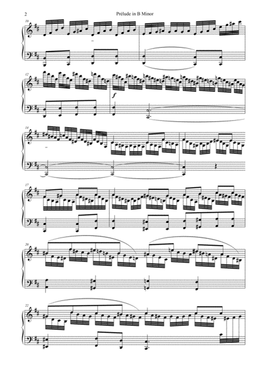 Mendelssohn Prelude B Minor image number null