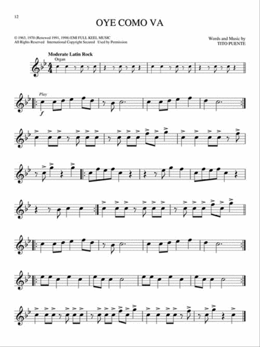 Classic Rock - 10 Monumental Hits Flute Solo scores gallery preview page 3