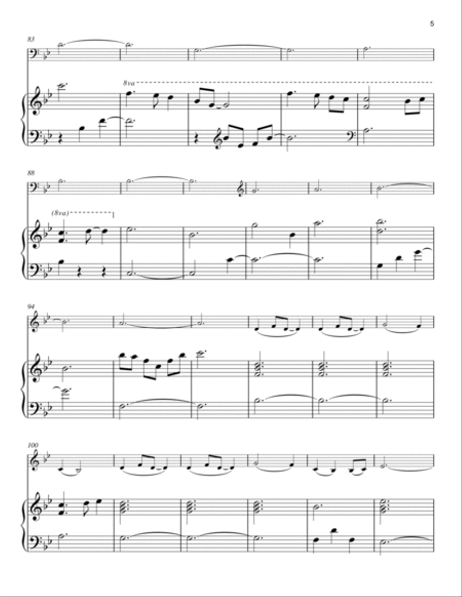 A Thousand Years Cello scores gallery preview page 5