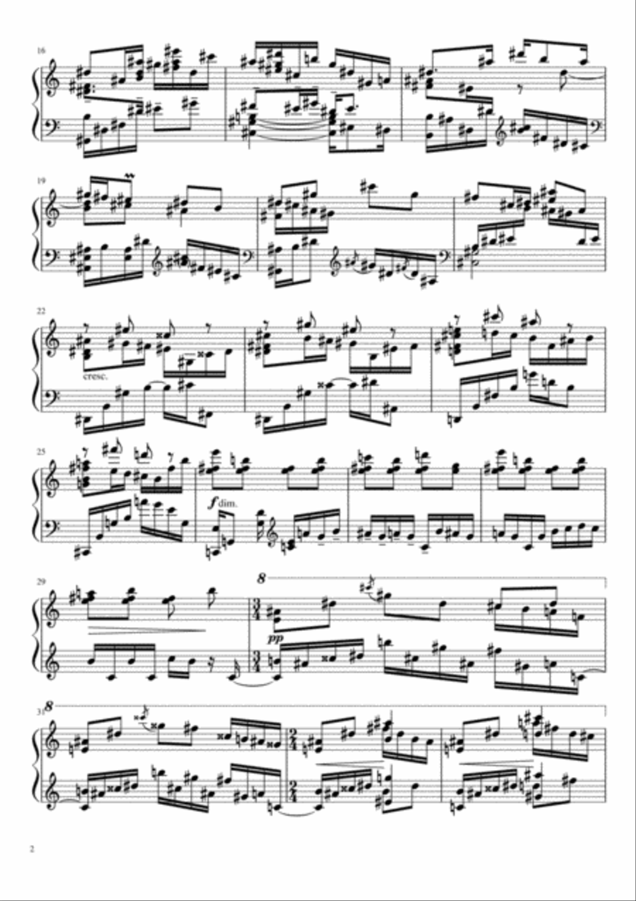 Fantasie №3 Fantasie №3 Piano Solo scores gallery preview page 2