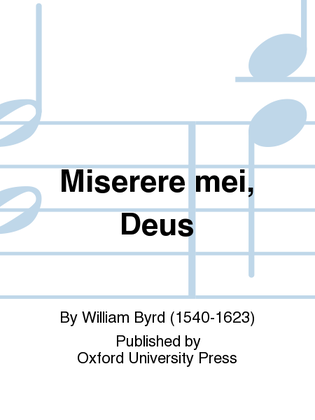 Book cover for Miserere mei, Deus