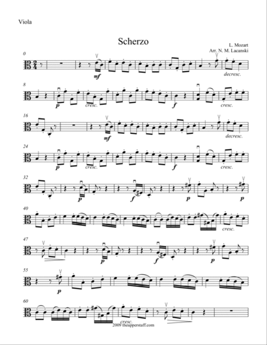 Scherzo Scherzo String Quartet scores gallery preview page 3