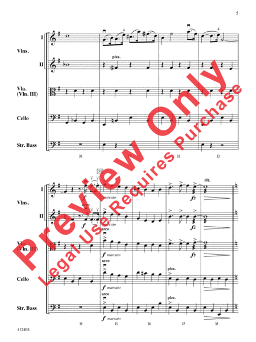 Minecraft String Orchestra scores gallery preview page 6