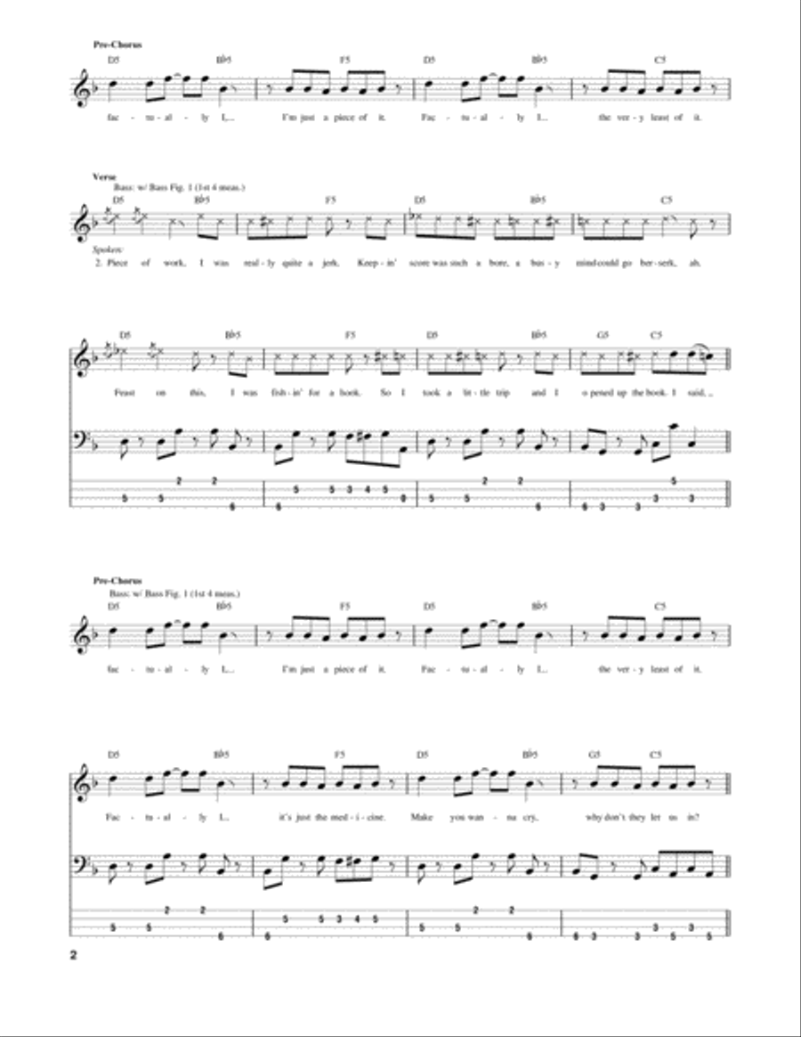 Factory Of Faith Acoustic Guitar scores gallery preview page 2