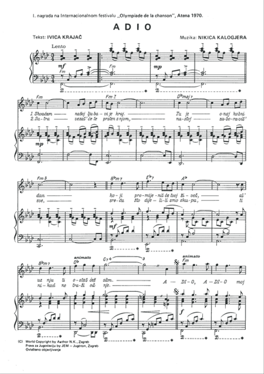 Adio Adio Voice scores gallery preview page 3