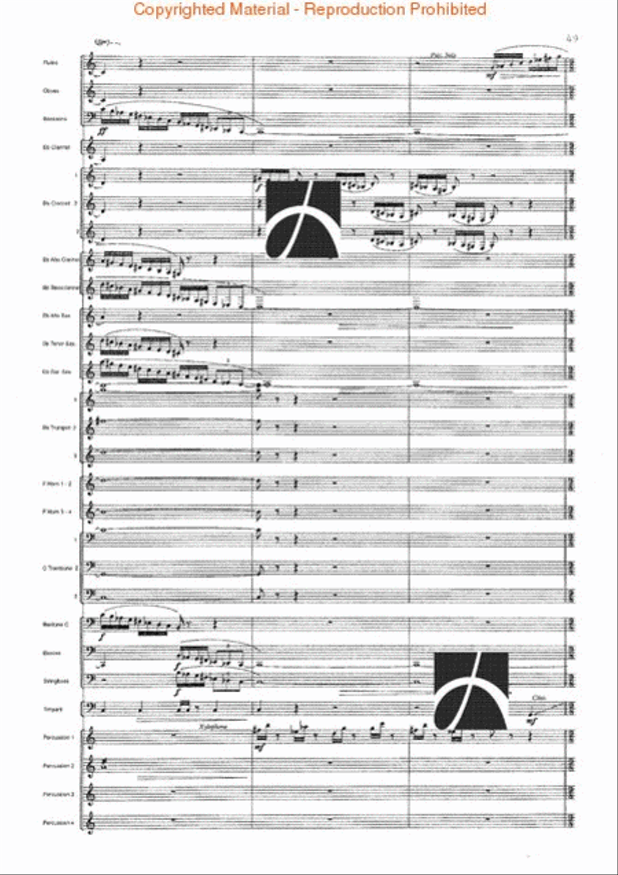 Spartacus Concert Band scores gallery preview page 50