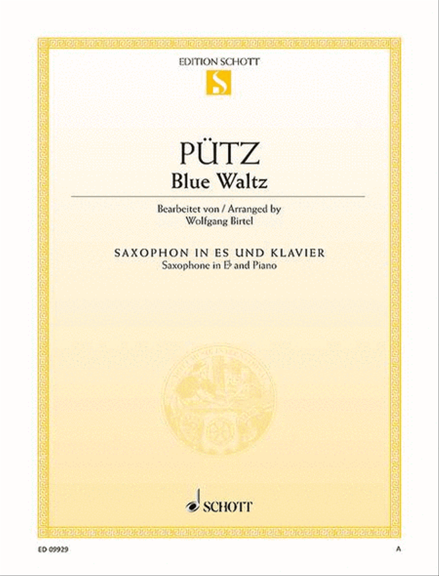 Blue Waltz Blue Waltz Piano Accompaniment scores gallery preview page 1
