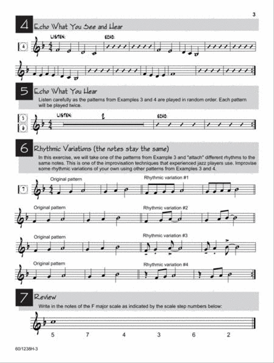 Jazz Basics - F Horn Jazz Basics - F Horn Jazz Ensemble scores gallery preview page 3