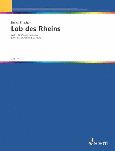 Lob Des Rheins Satb/pf Score
