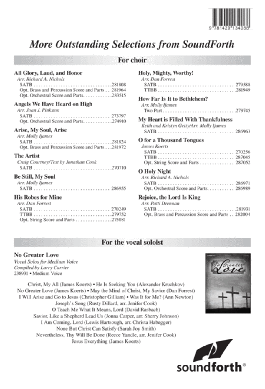Be Thou My Vision 4-Part scores gallery preview page 12