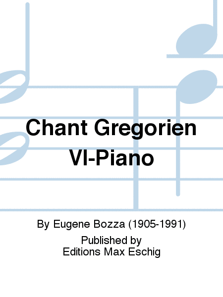 Chant Gregorien Vl-Piano