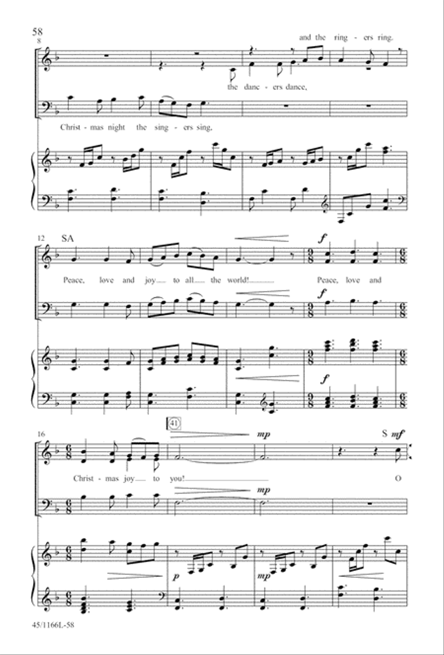 12 Carols for about 12 Singers 3-Part scores gallery preview page 59