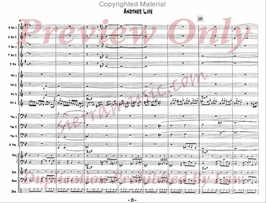 Another Life Big Band scores gallery preview page 14
