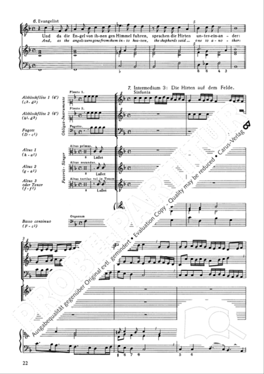 Christmas History (Weihnachts-Historie, SWV 435) Score scores gallery preview page 23