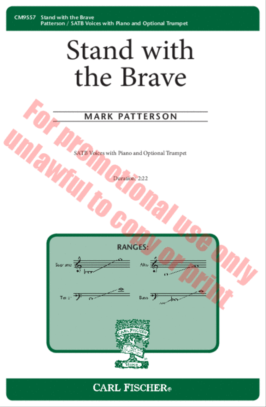 Stand With the Brave Stand With the Brave 4-Part scores gallery preview page 2