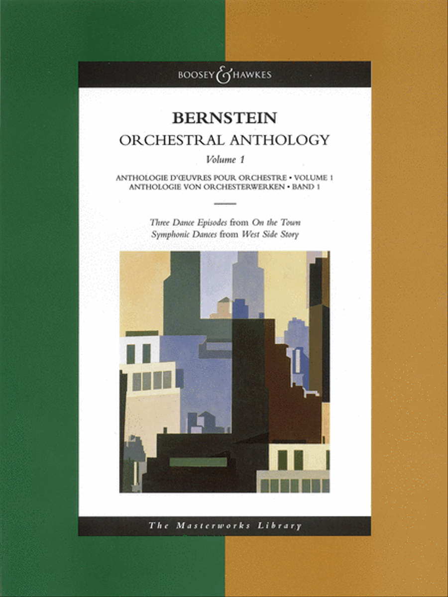 Bernstein – Orchestral Anthology, Volume 1 Orchestra scores gallery preview page 1