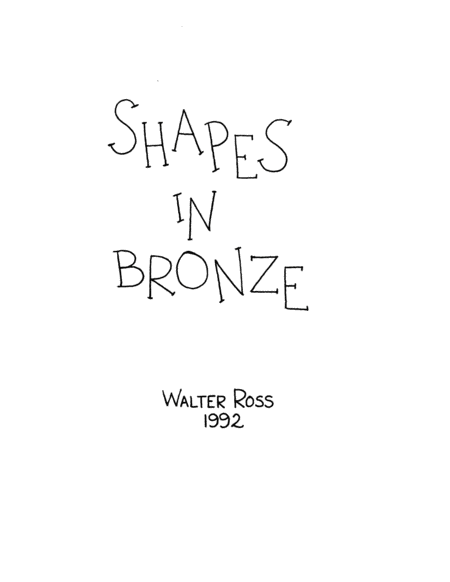 Shapes in Bronze
