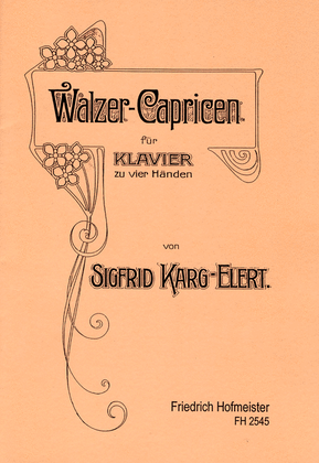 Book cover for Walzer-Capricen, op. 16