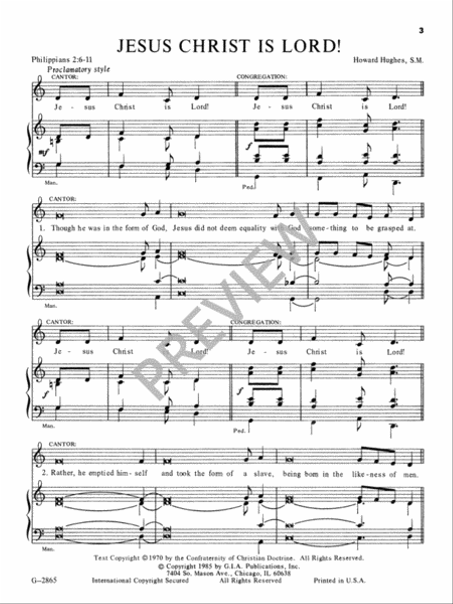 Jesus Christ Is Lord Jesus Christ Is Lord Choir scores gallery preview page 4