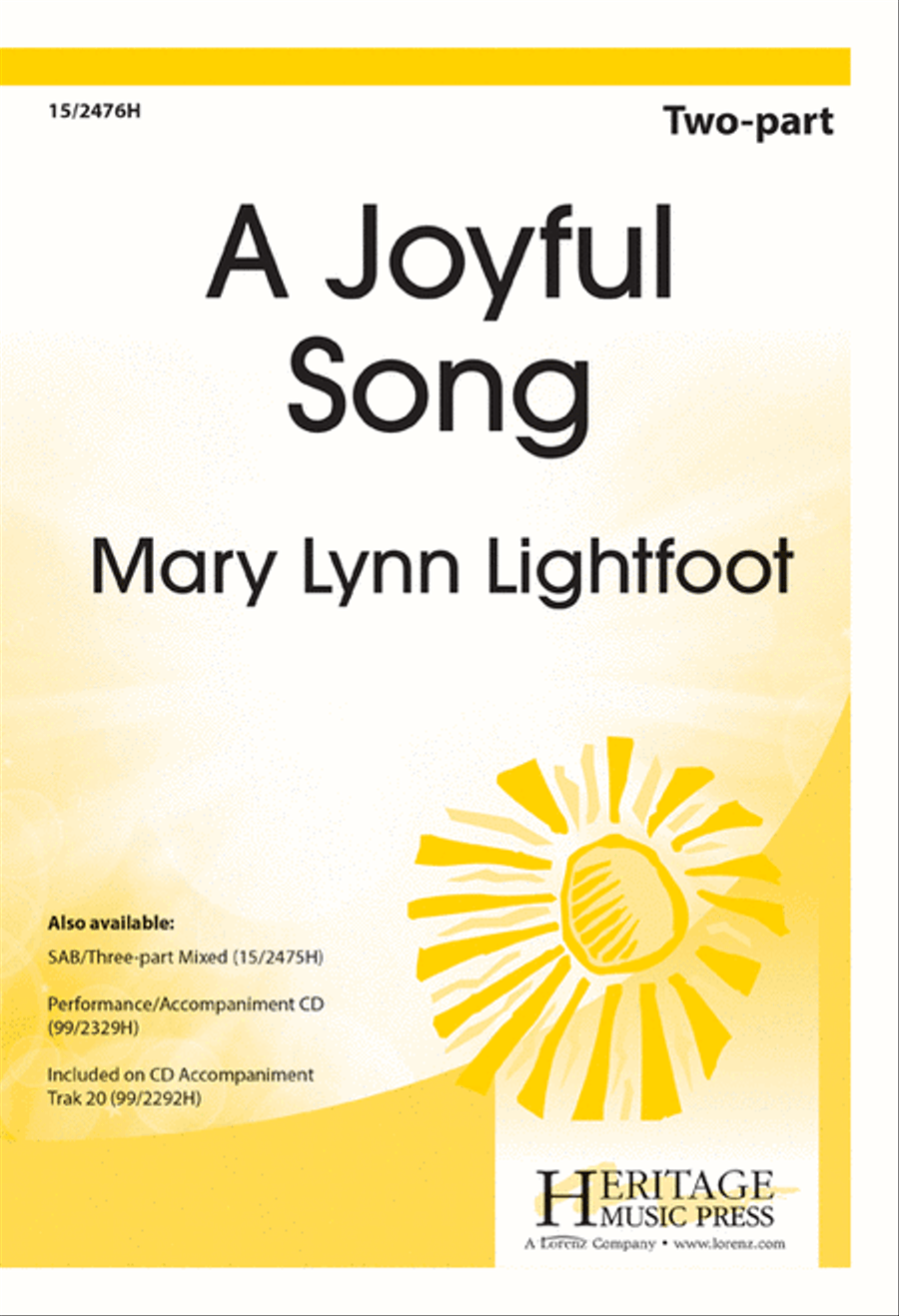A Joyful Song 2-Part scores gallery preview page 1