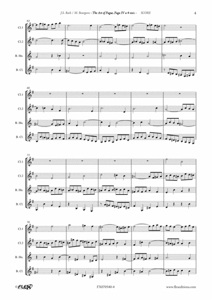 The Art of Fugue BWV1080 - Fuga IV image number null