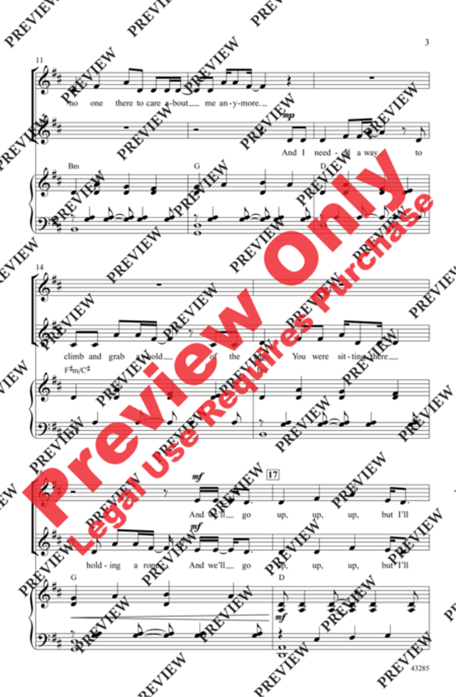 Clouds 2-Part scores gallery preview page 3