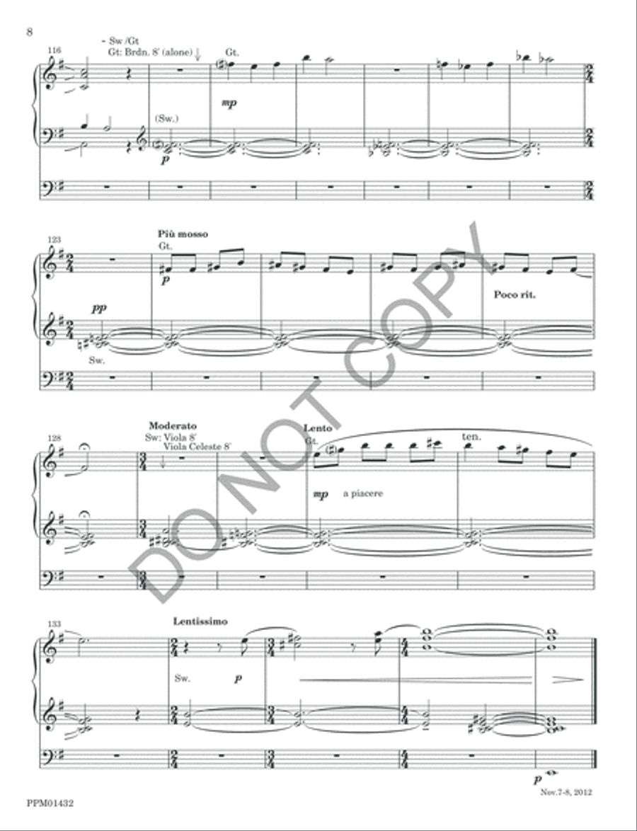 Communion Organ scores gallery preview page 11