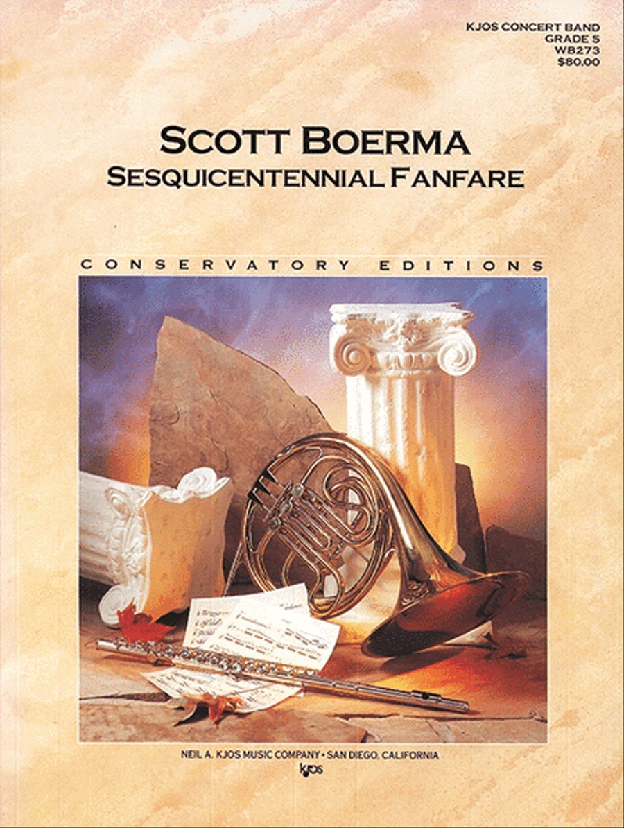 Book cover for Sesquicentennial Fanfare