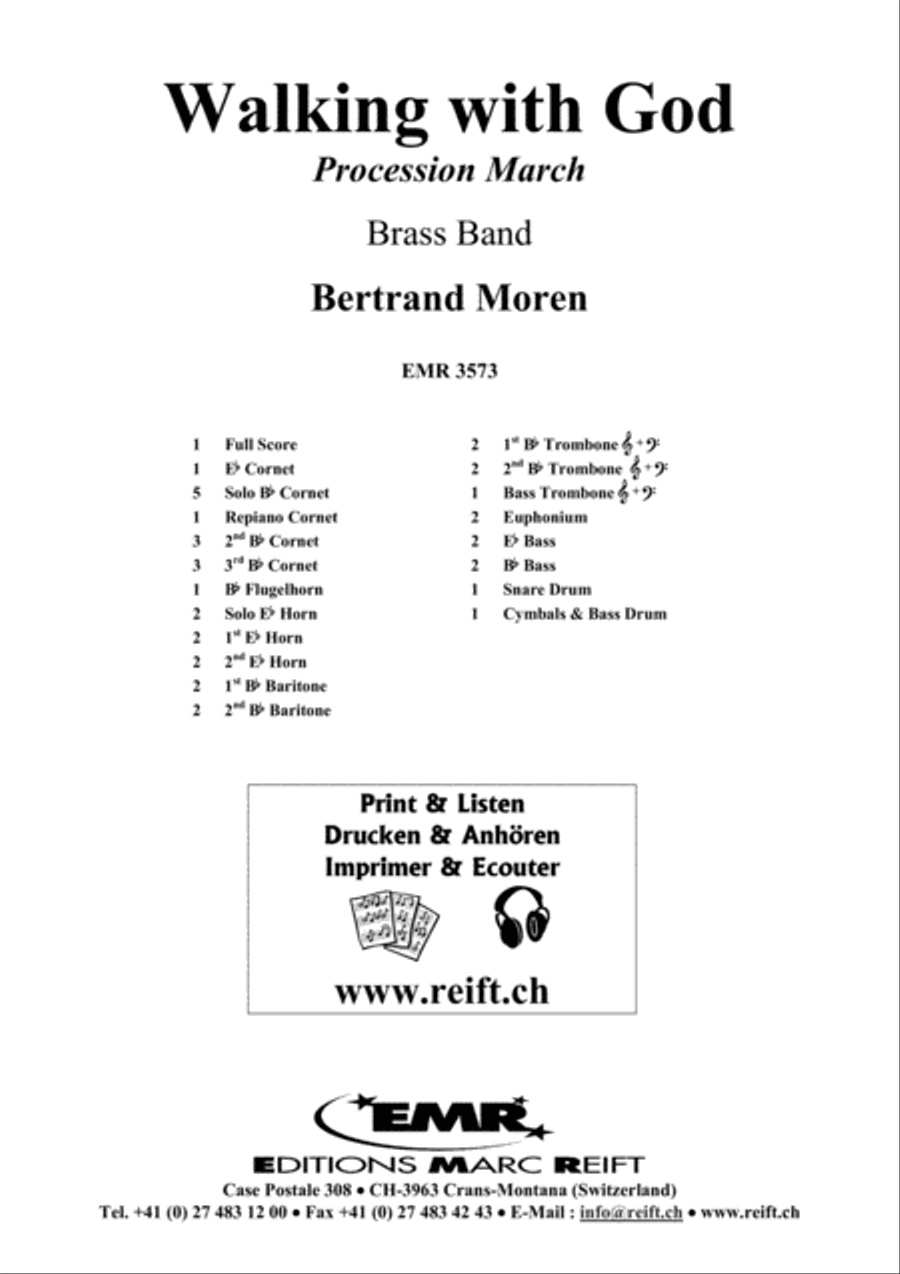 Walking with God Walking with God Brass Band scores gallery preview page 2