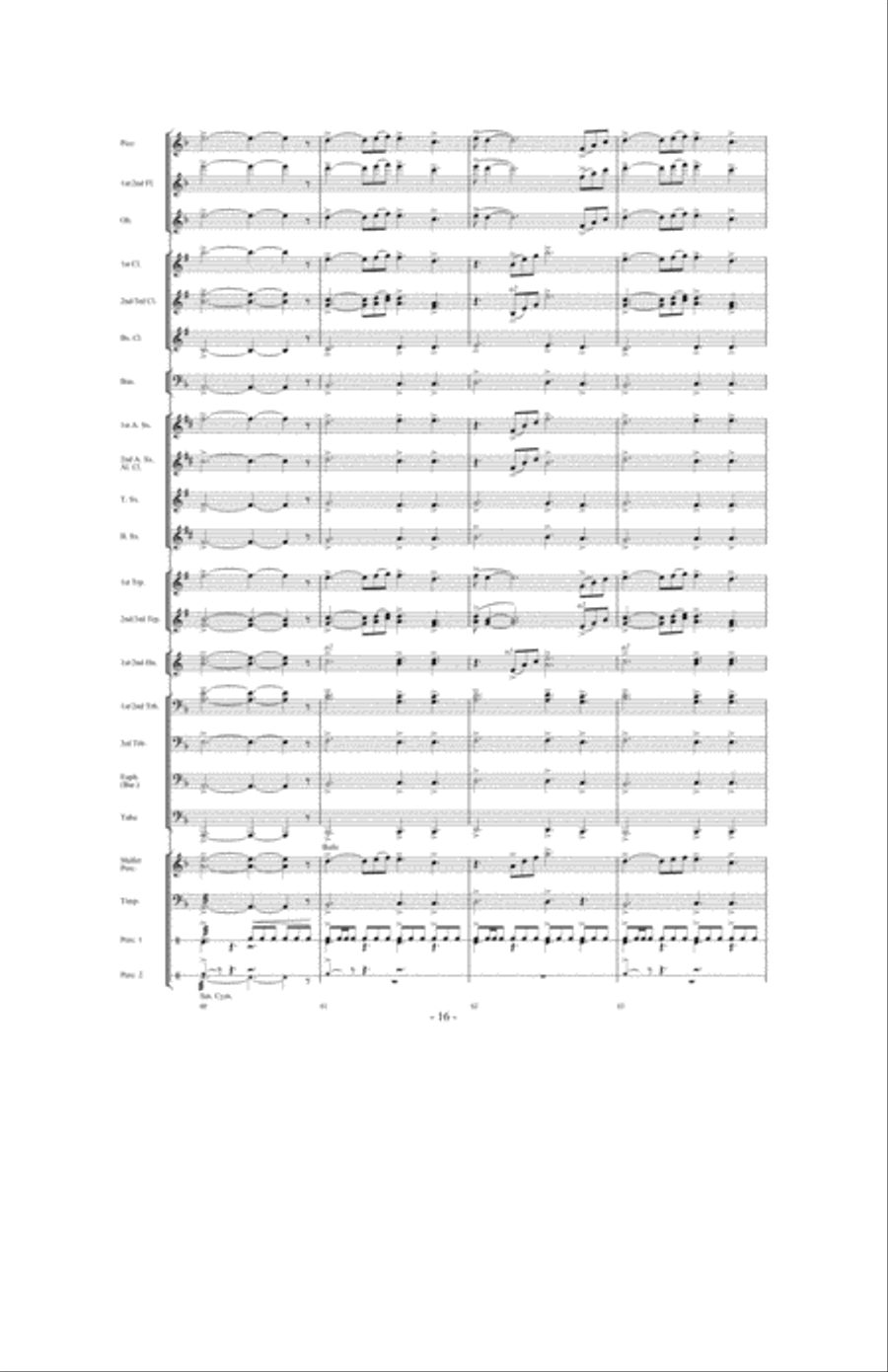 Apollo: Myth and Legend Concert Band scores gallery preview page 15