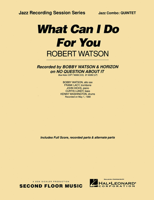 Book cover for What Can I Do For You