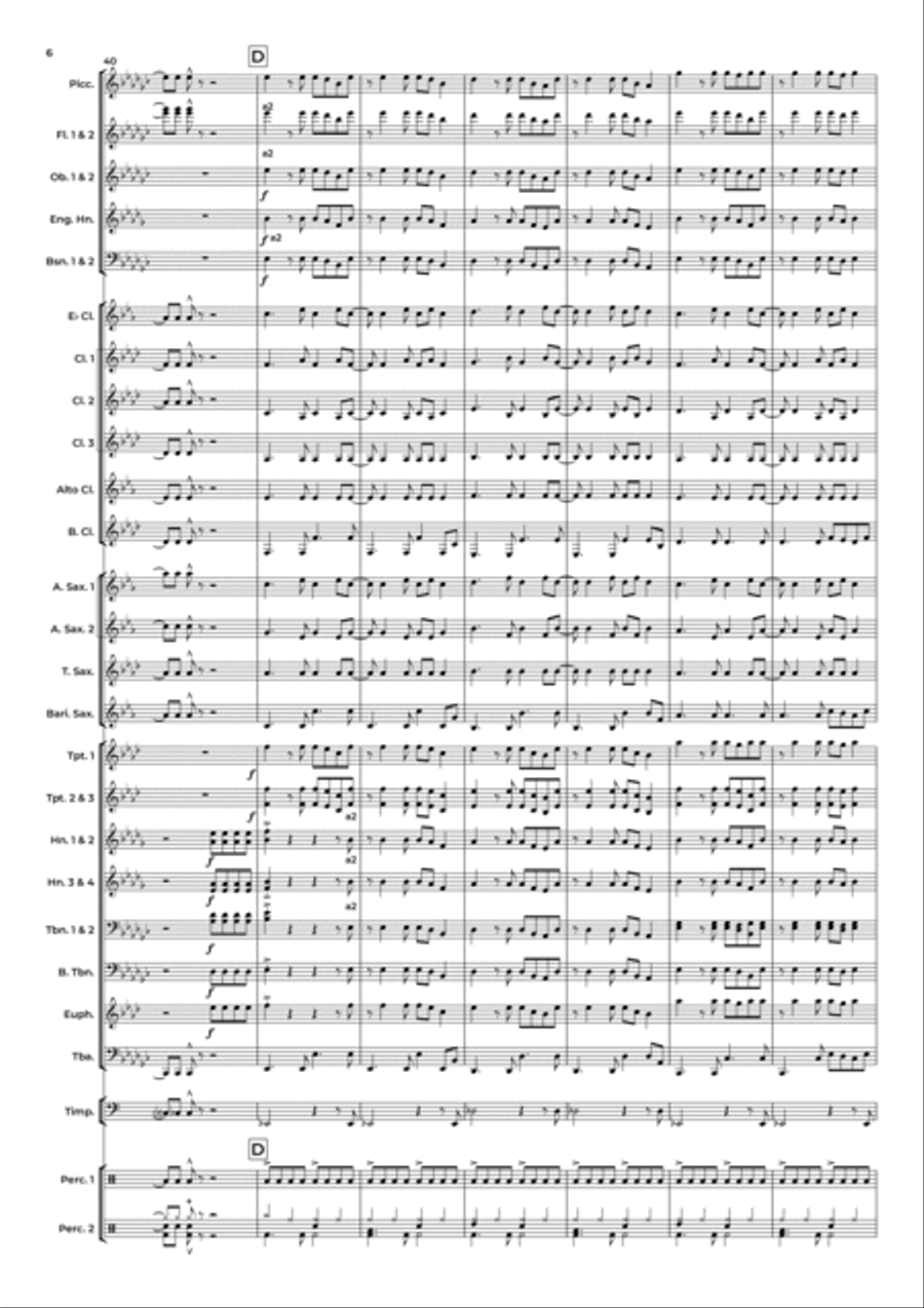 Welcome To The Rock Concert Band scores gallery preview page 6