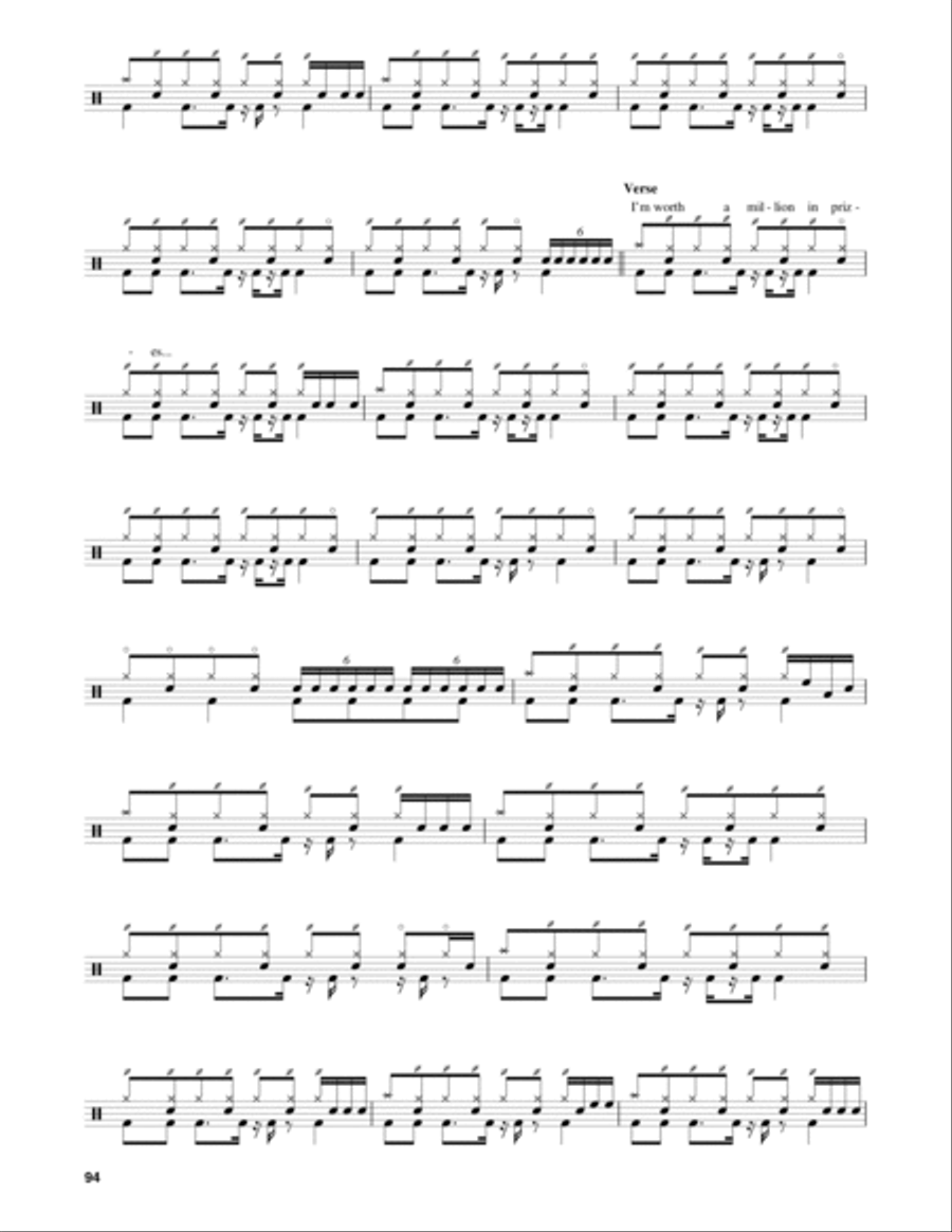 Lust For Life Drum Set scores gallery preview page 3