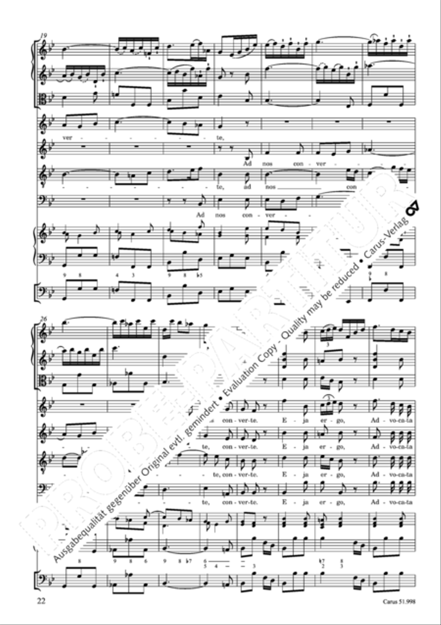 Salve Regina in g Salve Regina in g 4-Part scores gallery preview page 23