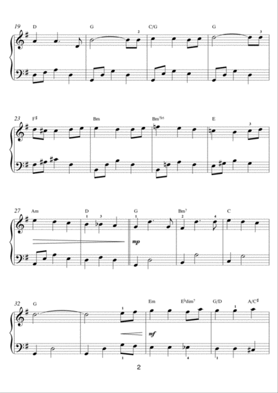 Reprise (from Spirited Away) Reprise (from Spirited Away) Piano scores gallery preview page 2