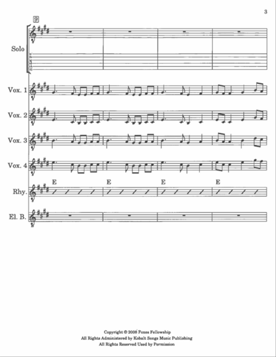 White Winter Hymnal Guitar Ensemble scores gallery preview page 4