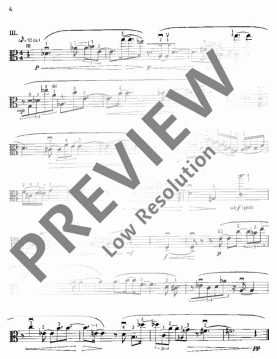 Nah oder fern Viola Solo scores gallery preview page 7