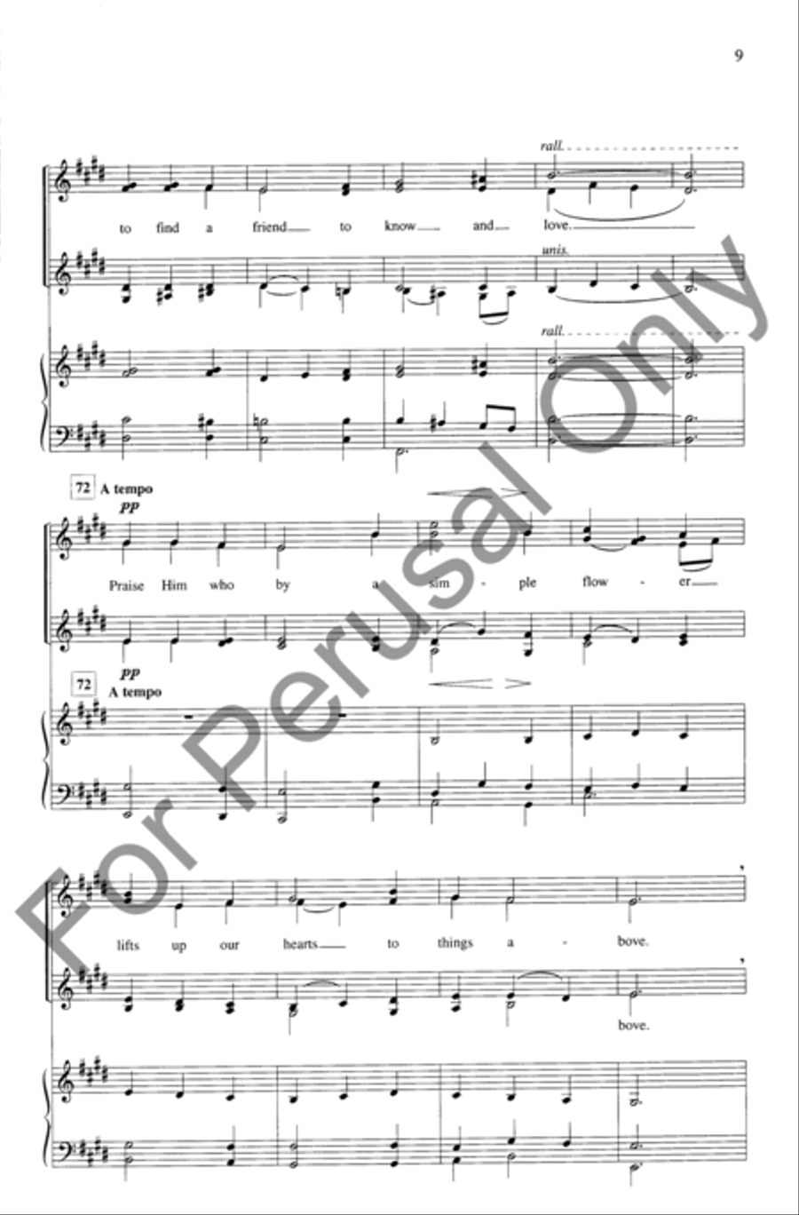 Carol To Beauty (Choral Score) SSAA scores gallery preview page 8
