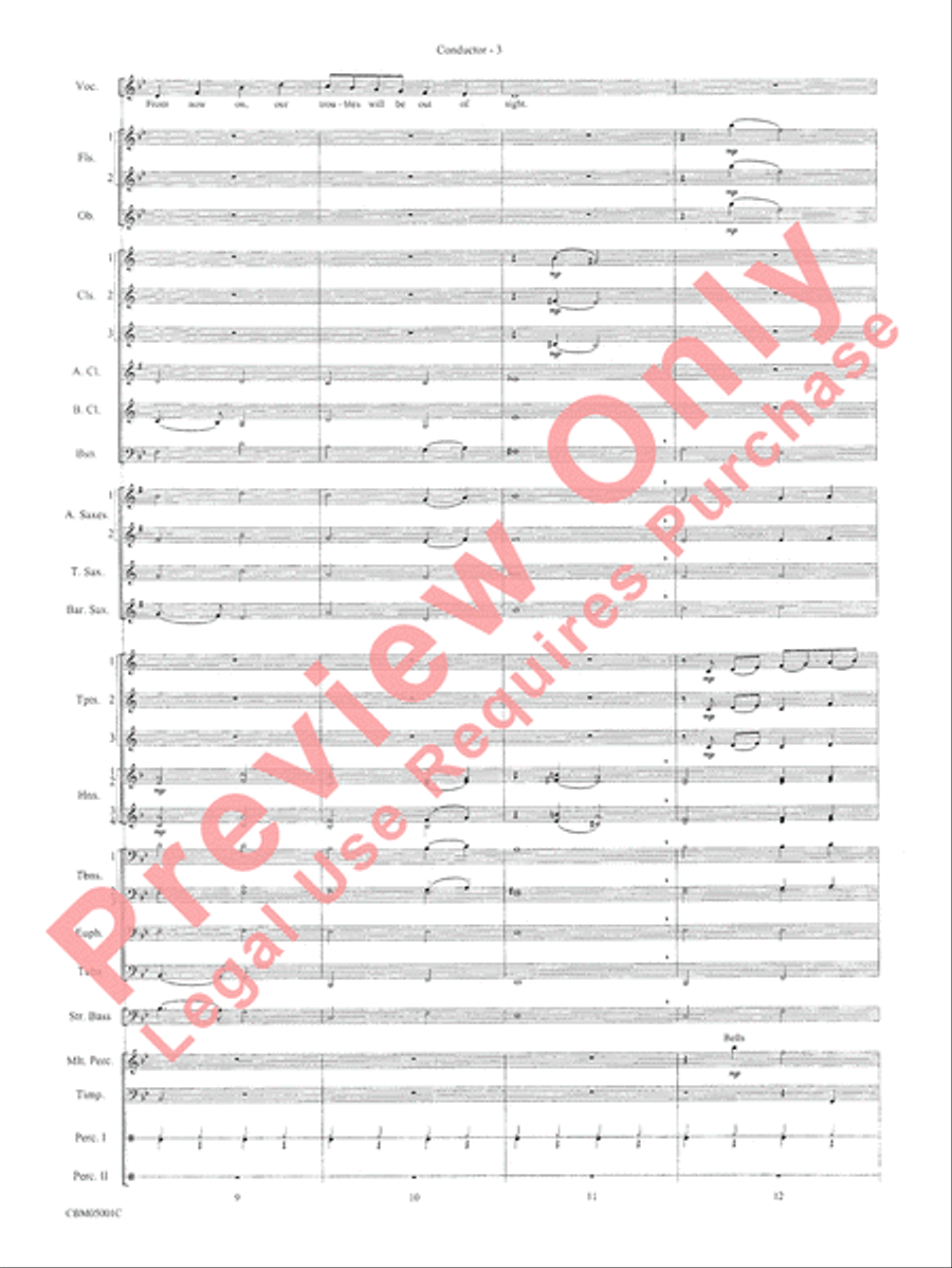 Have Yourself a Merry Little Christmas Concert Band scores gallery preview page 5
