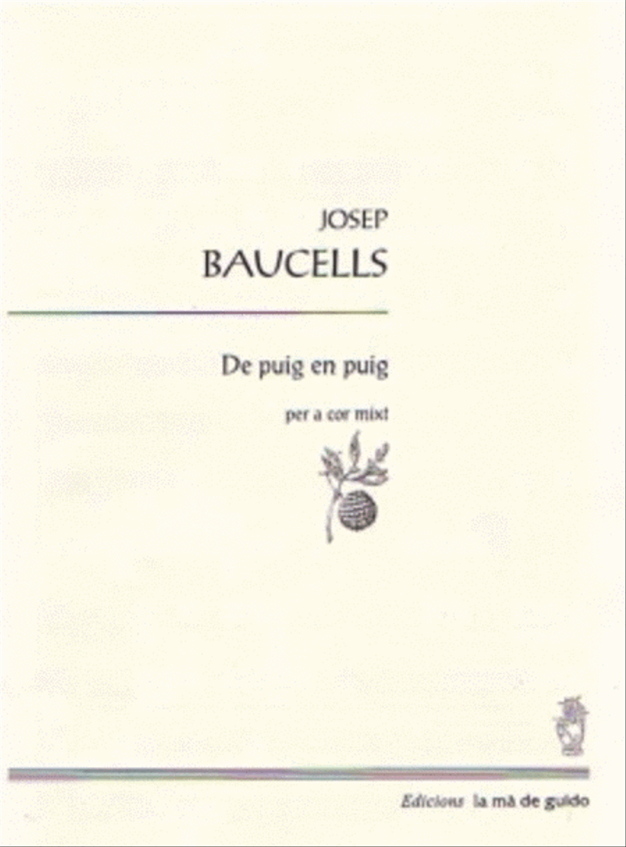De puig en puig Mixed Choir scores gallery preview page 1