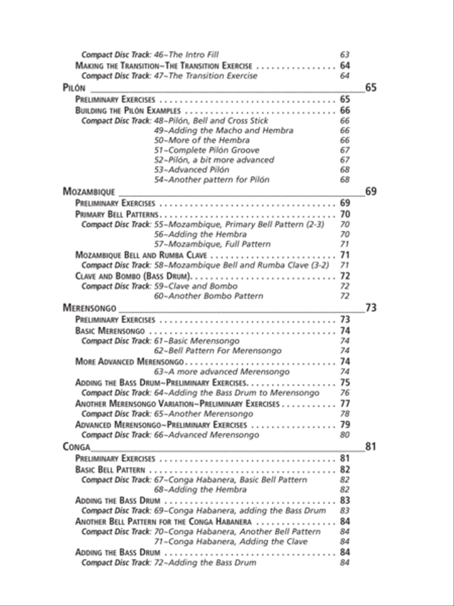 Changuito Percussion scores gallery preview page 9