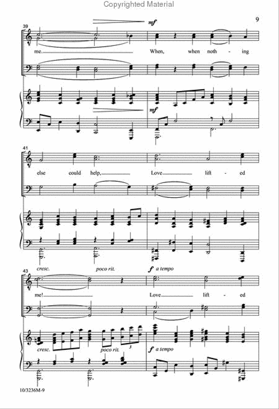 Love Lifted Me TTBB scores gallery preview page 8