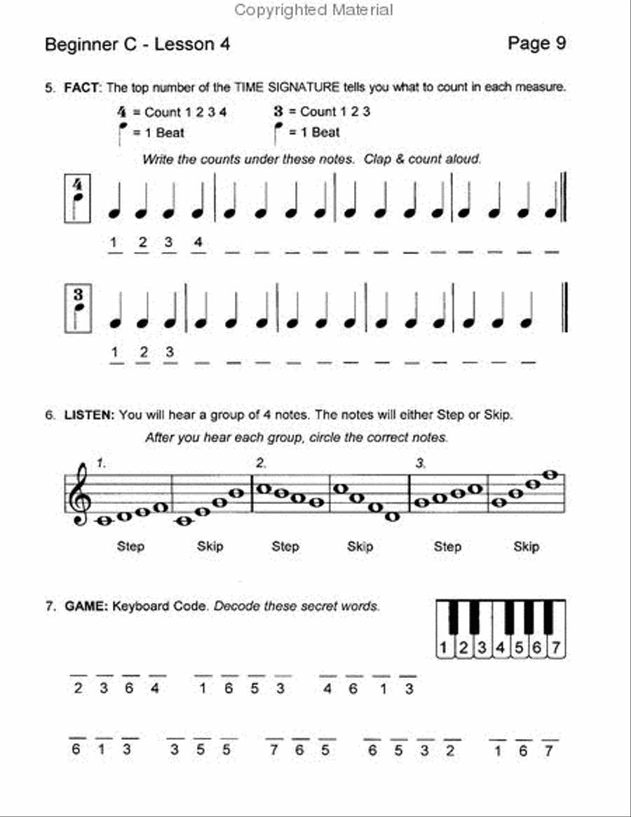 Just the Facts II - Beginner C (Age 7+) School and Community scores gallery preview page 2