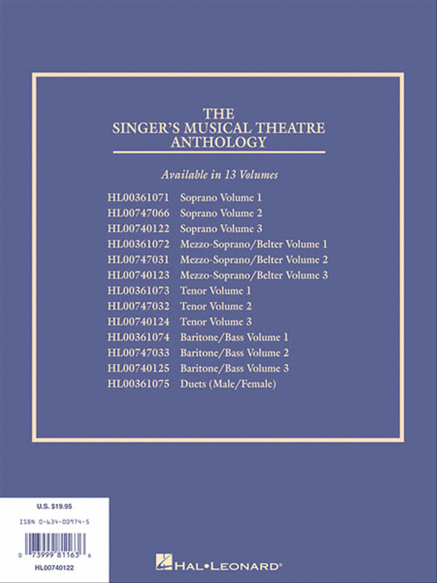 The Singer's Musical Theatre Anthology – Volume 3 Voice Solo scores gallery preview page 2