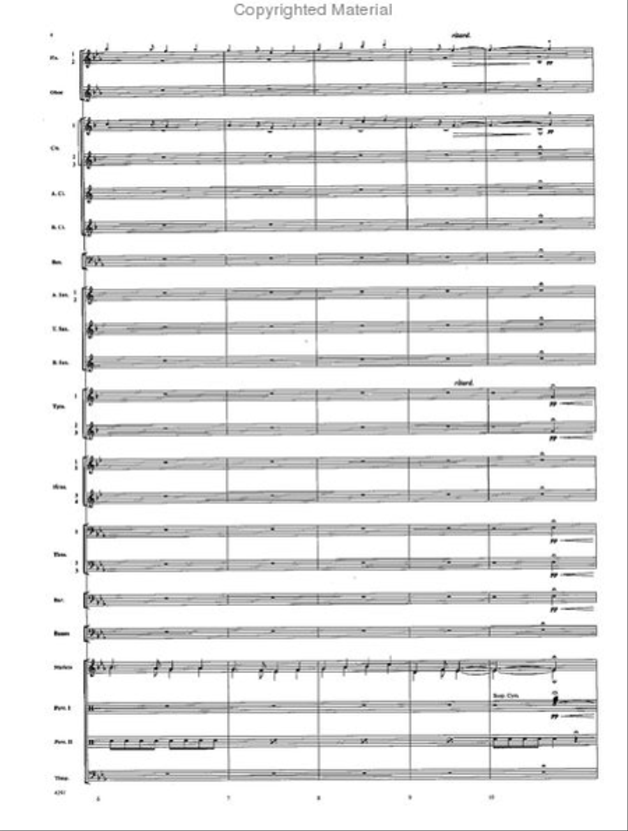 I Heard the Bells On Christmas Day Concert Band scores gallery preview page 3
