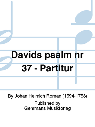 Davids psalm nr 37 - Partitur