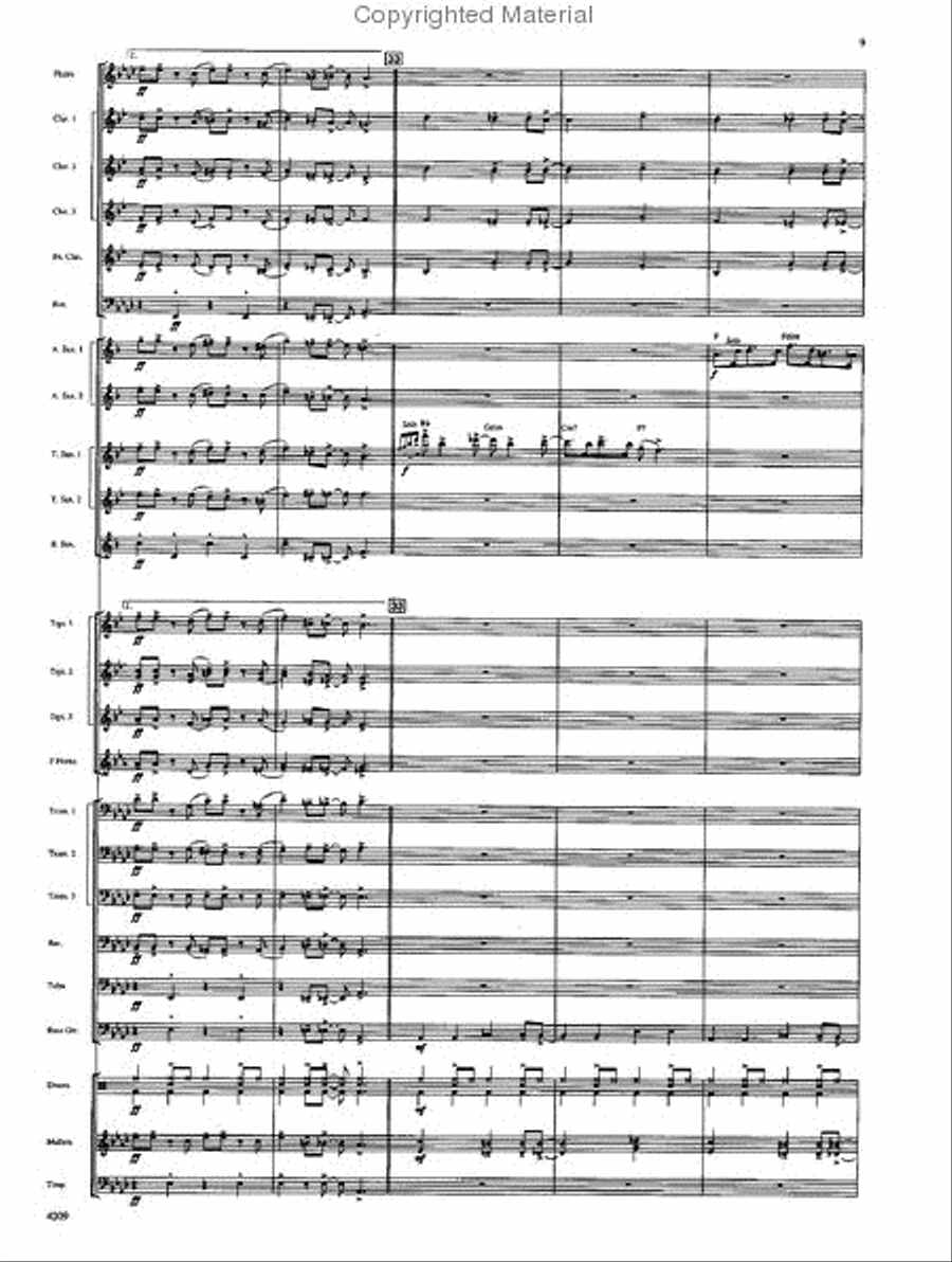 In the Mood Big Band scores gallery preview page 8