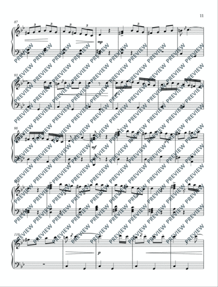 Klezmer Piano Collection Piano Solo scores gallery preview page 12