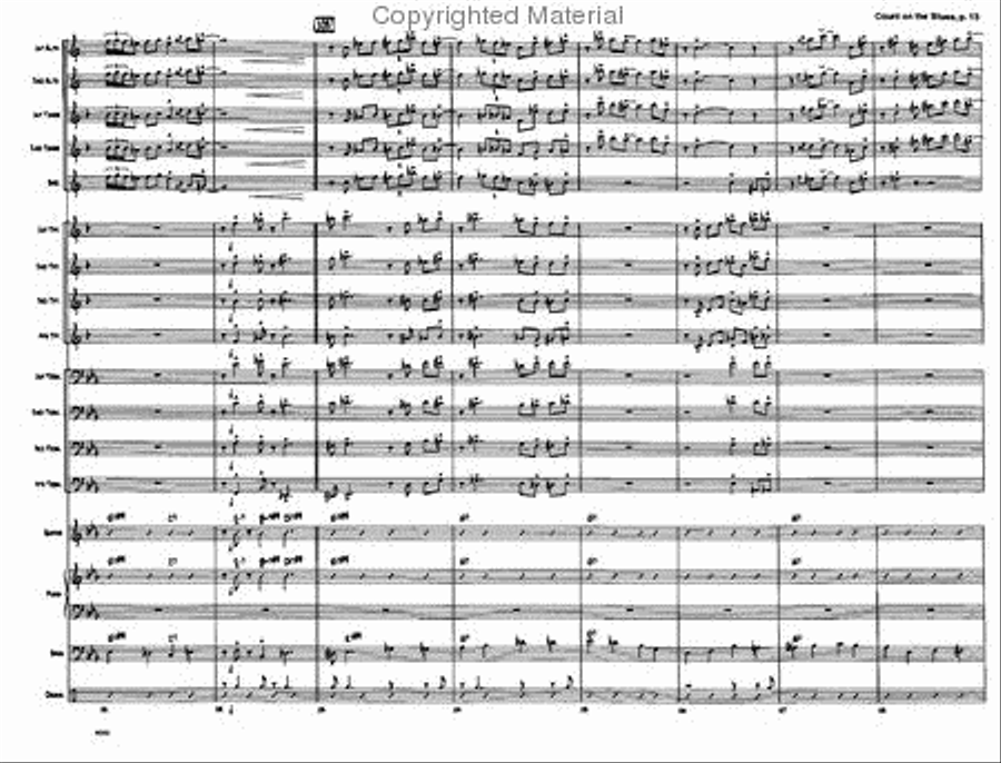 Count on the Blues Count on the Blues Jazz Ensemble scores gallery preview page 14
